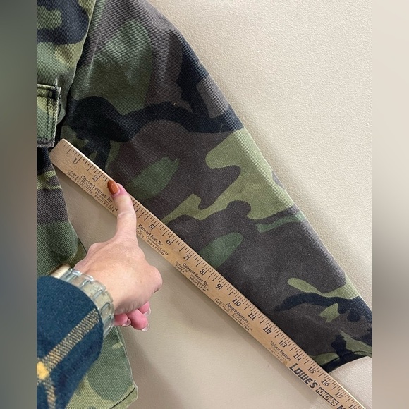 Vintage Pointer Brand Boys Green Camo Long Sleeve Jacket - Picture 5 of 7